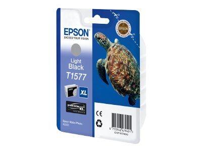 Epson Original T1577 Ultra Chrome K3 Druckerpatrone schwarz hell 25ml (C13T15774010)