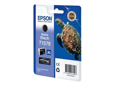 Epson Original T1578 Ultra Chrome K3 Druckerpatrone schwarz matt 25ml (C13T15784010)