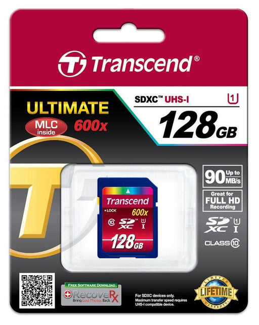 Transcend SDXC10U1 Speicherkarte 128 GB