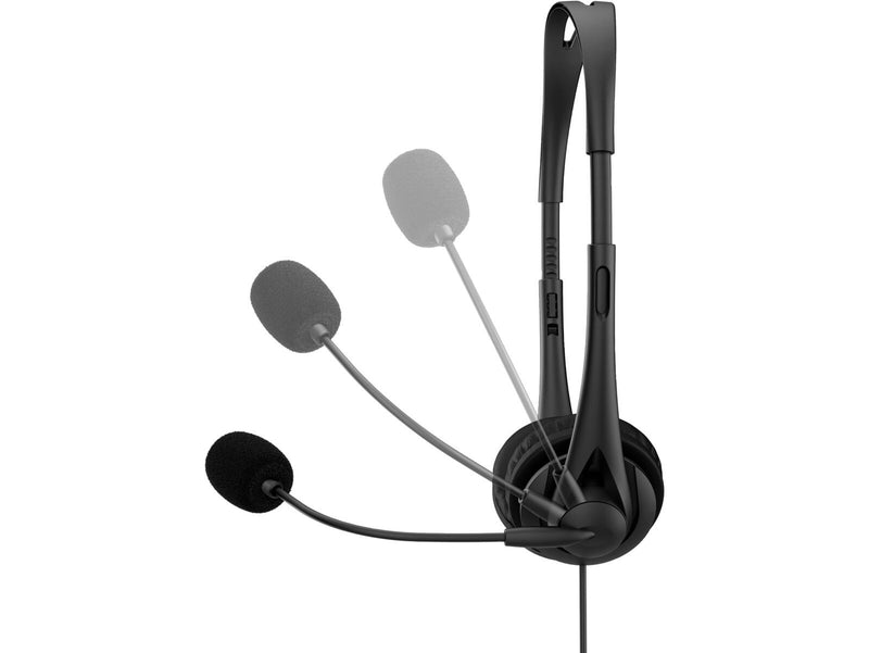 HP G2 kabelgebundenes Stereo-Headset USB-A-Anschluss schwarz
