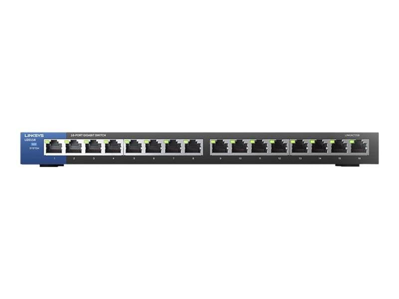 Linksys LGS116 16-Port Business Desktop Gigabit Switch