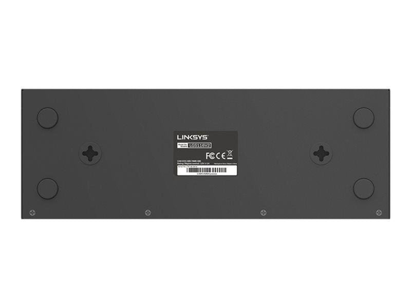 Linksys LGS116 16-Port Business Desktop Gigabit Switch