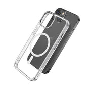eSTUFF Berlin Magnetic Hybrid Case für das iPhone 13 - Clear