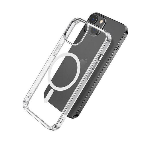 eSTUFF Berlin Magnetic Hybrid Case für das iPhone 13 - Clear
