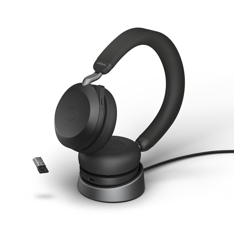 Jabra Evolve2 75 UC Stereo Headset On-Ear schwarz
