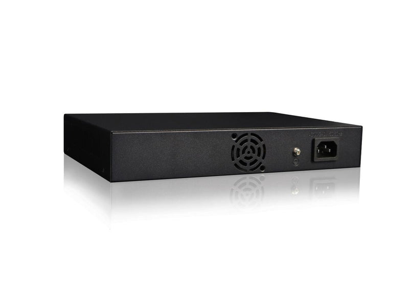 LevelOne Switch 10 Gigabit Ethernet-Ports mit 8 PoE Gigabit-Ports 180W 2 Gigabit SFP (GEP-1061)