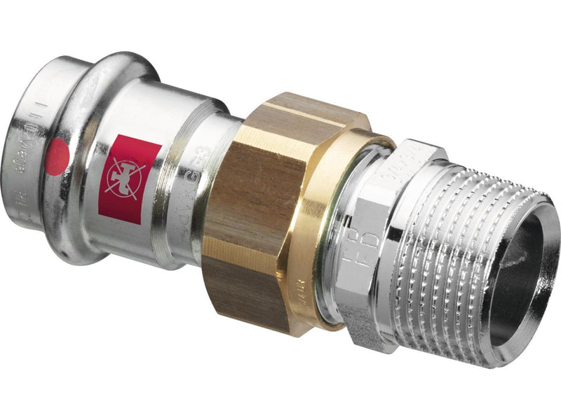 Viega Prestabo transition fitting 15 x 1/2 Steel / Galvanized