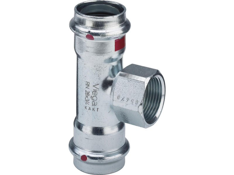 Viega Prestabo T-piece 42 x 3/4" x 42 mm galvanized steel