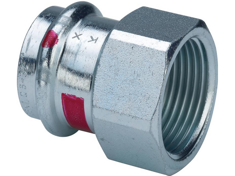 Viega Prestabo transition galvanized unalloyed steel 22 x 1/2"