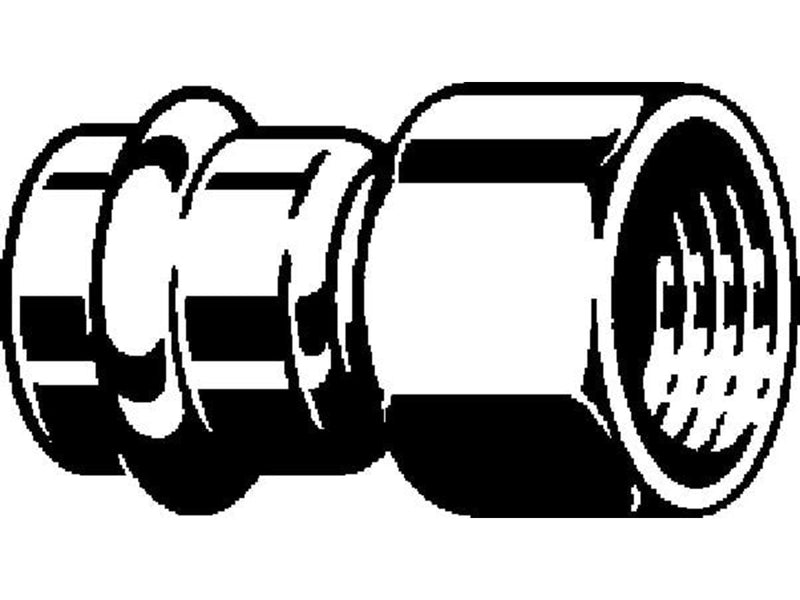 Viega Prestabo transition 18 x 1/2" socket/socket galvanized steel