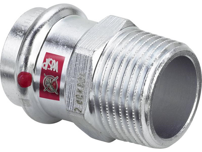 Viega Prestabo transition 22 x 1/2" sleeve/nipple galvanized steel