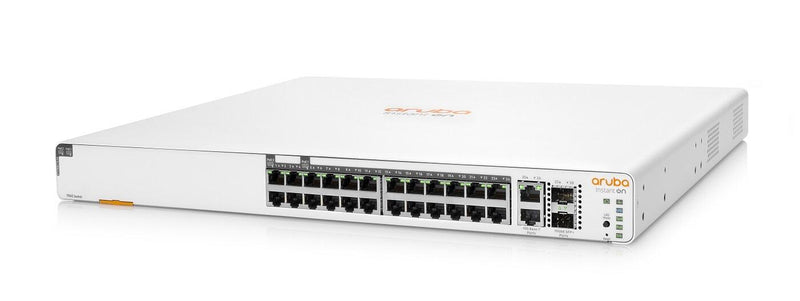 HPE Networking Instant On 1960 24G PoE 20p der Kl.4 4p der Kl.6 2XGT 2SFP+ Switch