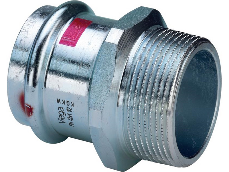 Viega Prestabo transition 35 x 1 1/4" sleeve/nipple galvanized steel