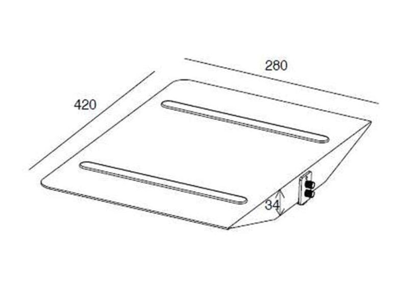 Multibrackets M Public Display Stand Codec Regal 10 kg