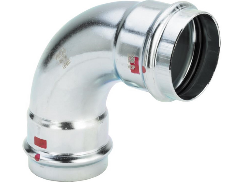 Viega Prestabo bend 90° 35 Steel/Galvanized 558161