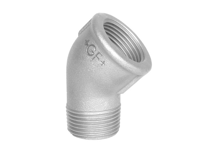 Georg-Fischer Elbow 45° galvanized med f 3/8