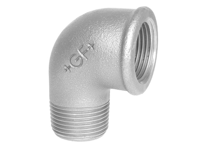 Georg-Fischer Elbow 90° galvanized for m 1/2 x 3/8