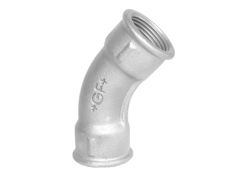 Georg-Fischer Long sweep bend 45° galvanized for f 1