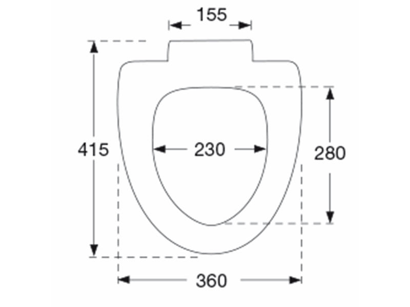 Pressalit cera+ toiletseat with soft close white