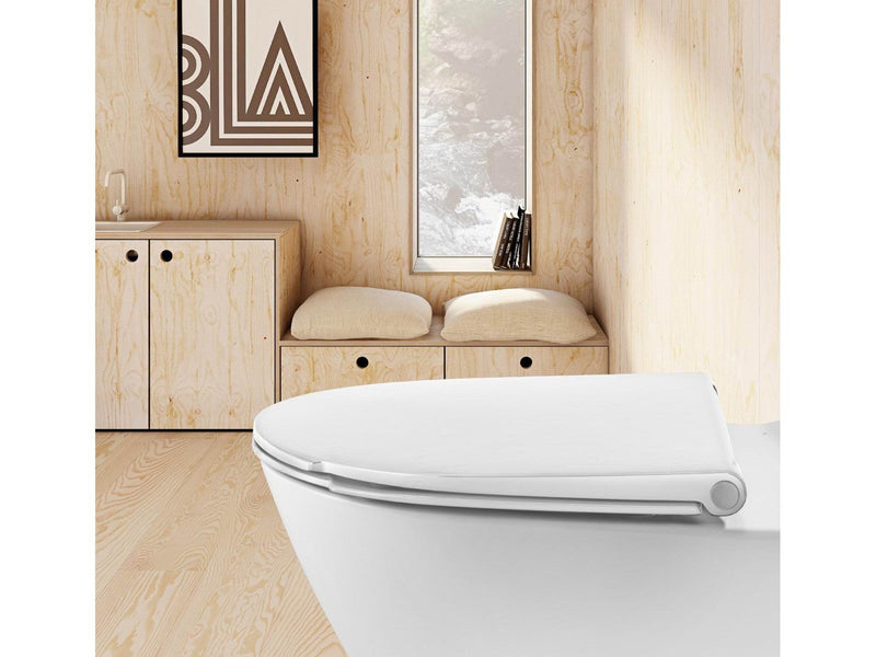 Pressalit Spira art toiletseat white with soft close and quick release