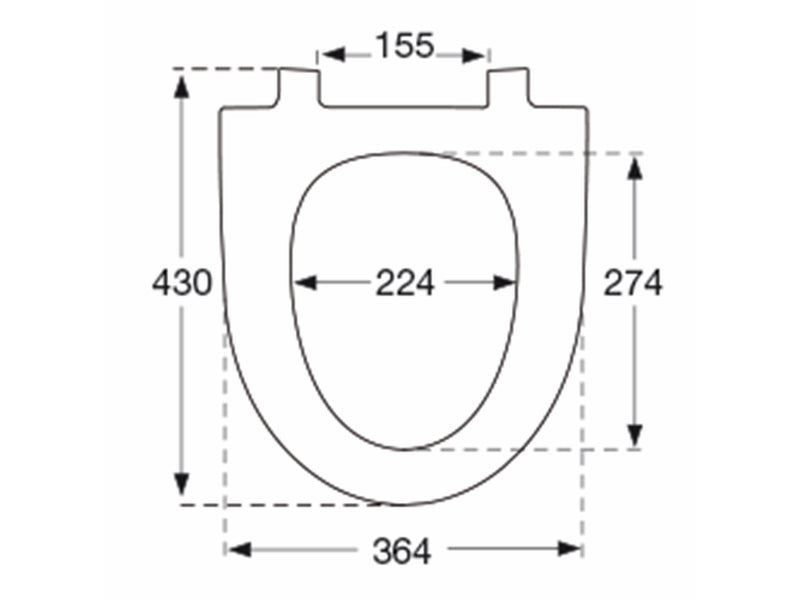 Pressalit spira toiletseat white sc and lo topmounted
