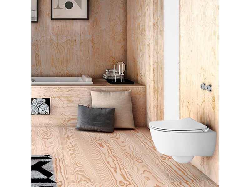 Pressalit sway d2 toiletseat white with soft close and lift-off