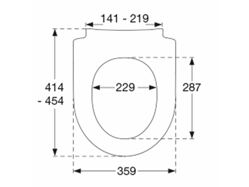 Pressalit sway d toiletseat with soft close and lift-off white