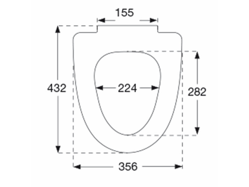Pressalit 754 sign toiletseat sc white