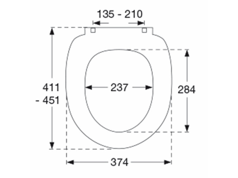 Pressalit scandinavia plus toiletseat with sc and lo white