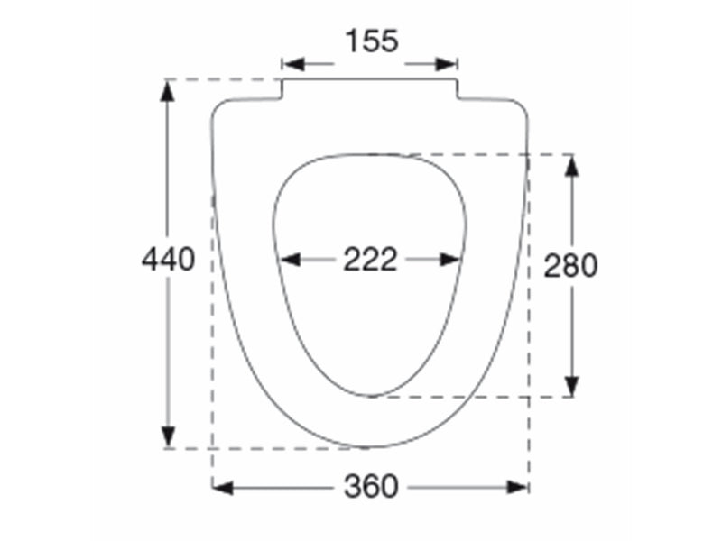 Pressalit 724 sign toiletseat white