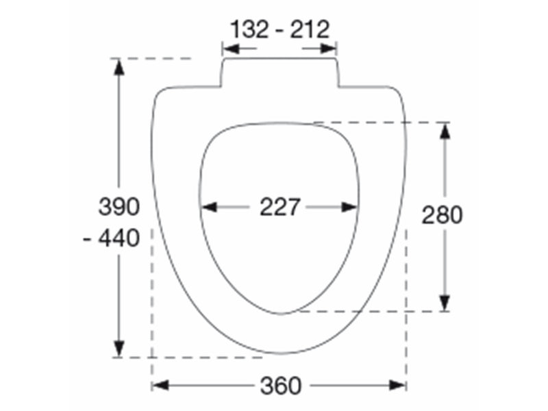 Pressalit 624 toiletseat with soft-close and lift-off white
