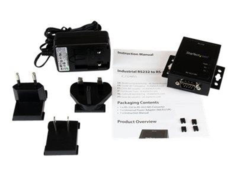 StarTech.com Industrial RS232 zu RS422/485 Serial Konverter mit 15KV ESD