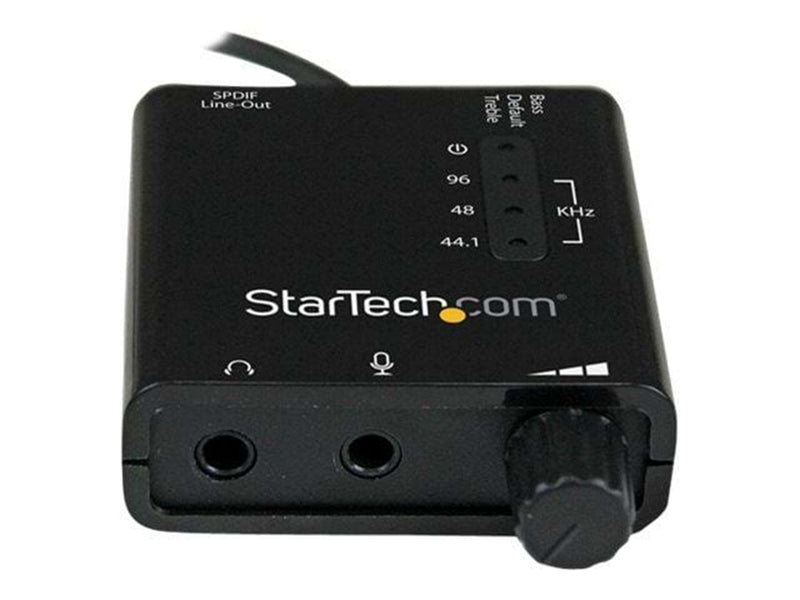 StarTech.com USB Stereo Audio Adapter External Sound Card