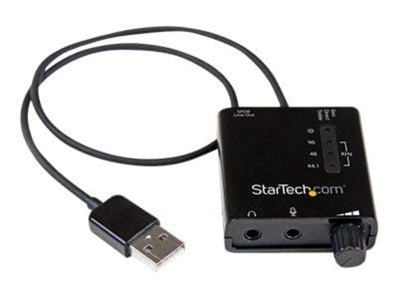 StarTech.com USB Stereo Audio Adapter External Sound Card