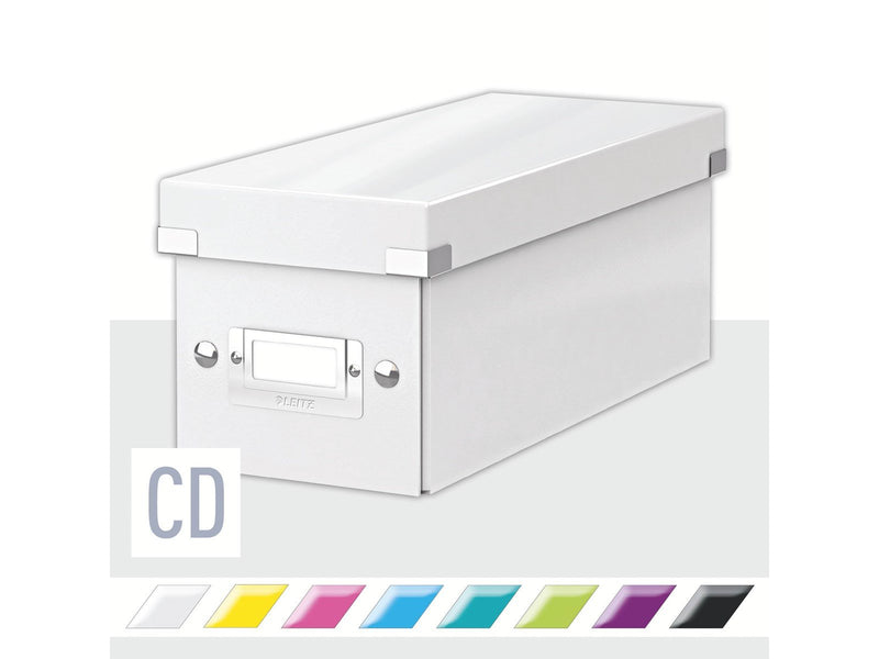 Leitz  Click & Store WOW CD Aufbewahrungsbox Weiß