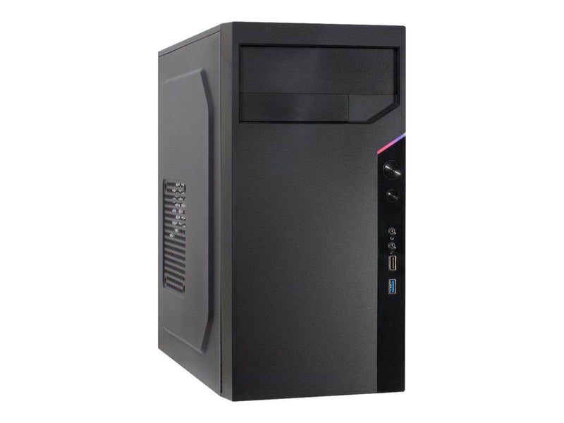 Inter-Tech IT-6505 Reto - Gehäuse - Tower - Schwarz
