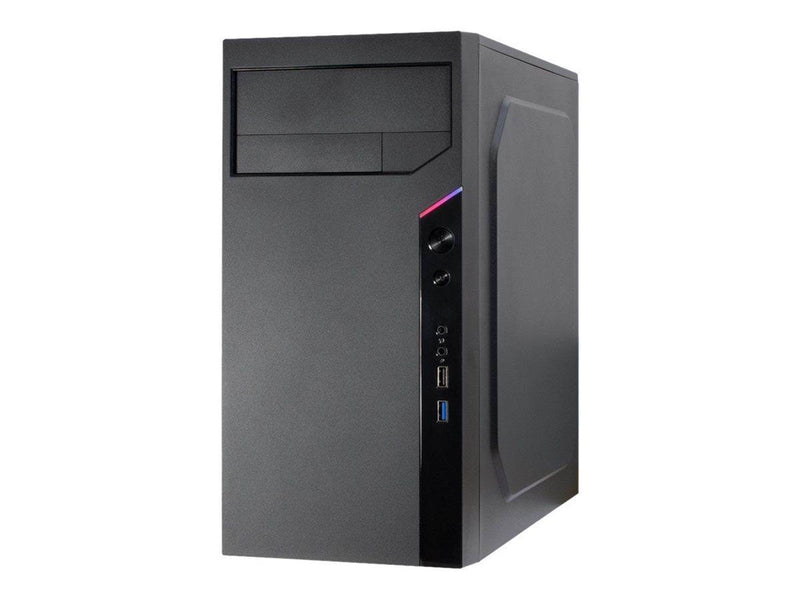 Inter-Tech IT-6505 Reto - Gehäuse - Tower - Schwarz