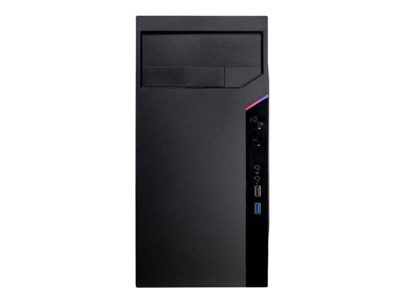 Inter-Tech IT-6505 Reto - Gehäuse - Tower - Schwarz