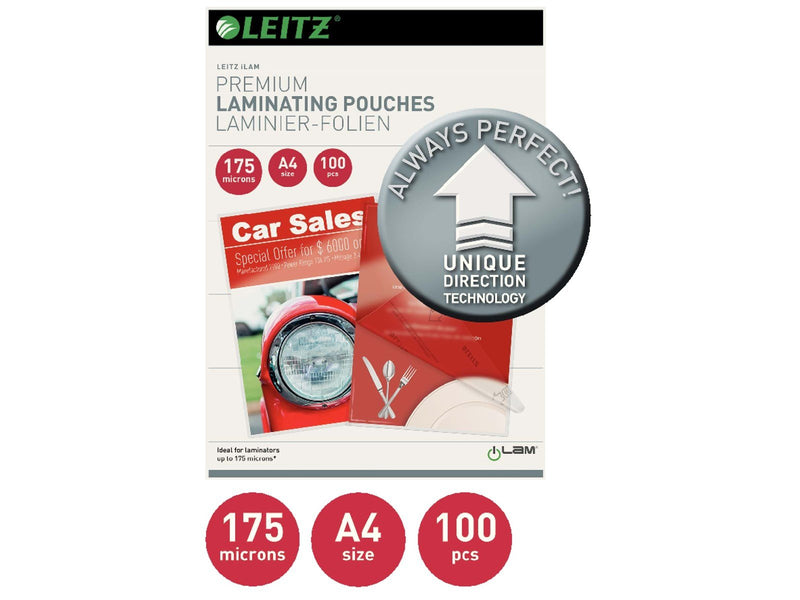 Leitz iLAM UDT Heißlaminierfolien A4, 175 mic