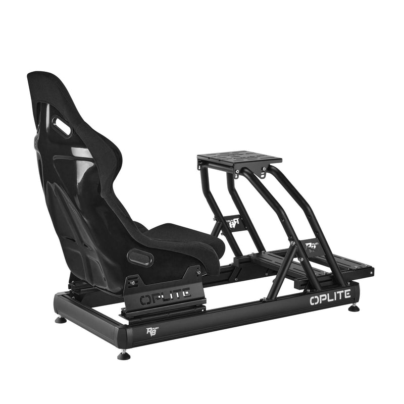 OPLITE R8 Fury Rennsimulations-Cockpit schwarz