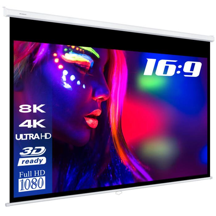 eSmart Germany Rollo Leinwand MIROLO 221 x 125 cm (100') 16:9