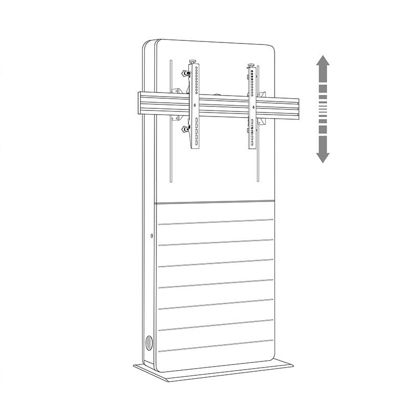 Hagor CON-Line® FS Lift 55 - 75' Medienstelen-Lift freistehend