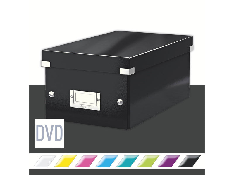 Leitz  Click & Store WOW DVD Aufbewahrungsbox Schwarz