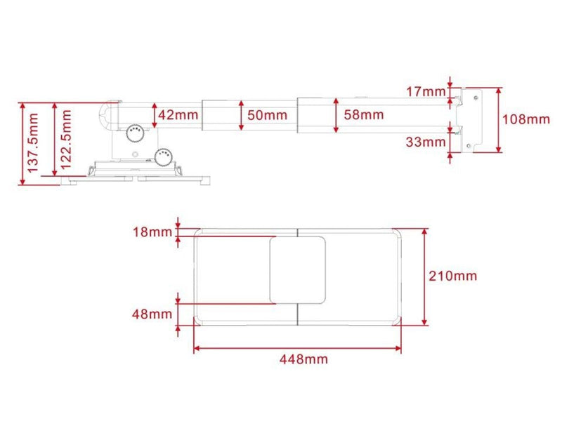 Multibrackets M Projektor Befestigungskit Short Throw Deluxe