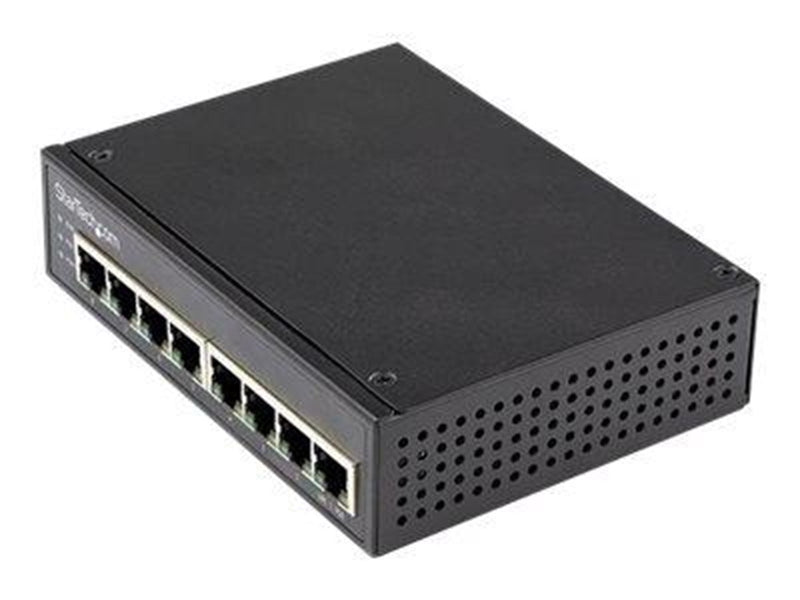 StarTech.com Industrial 8 Port Gigabit PoE Switch - 30W - Power Over Ethernet Switch - GbE PoE+ Unmanaged Switch