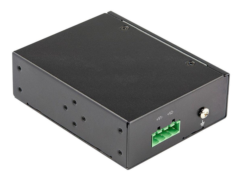 StarTech.com Industrial Gigabit Ethernet PoE Injector - 30W 802.3at PoE+ Midspan 48V-56VDC DIN Rail Power Over Ethernet Injector