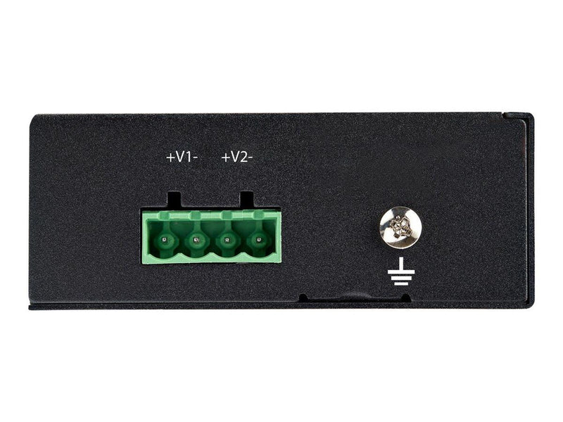 StarTech.com Industrial Gigabit Ethernet PoE Injector - 30W 802.3at PoE+ Midspan 48V-56VDC DIN Rail Power Over Ethernet Injector