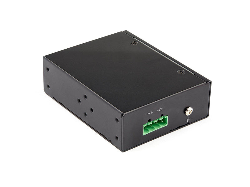 StarTech.com POEINJ1G90W Industrial Gigabit PoE Injector - High Speed/High Power 90W - 802.3bt PoE++ 52V-56VDC DIN Rail UPoE/Ult