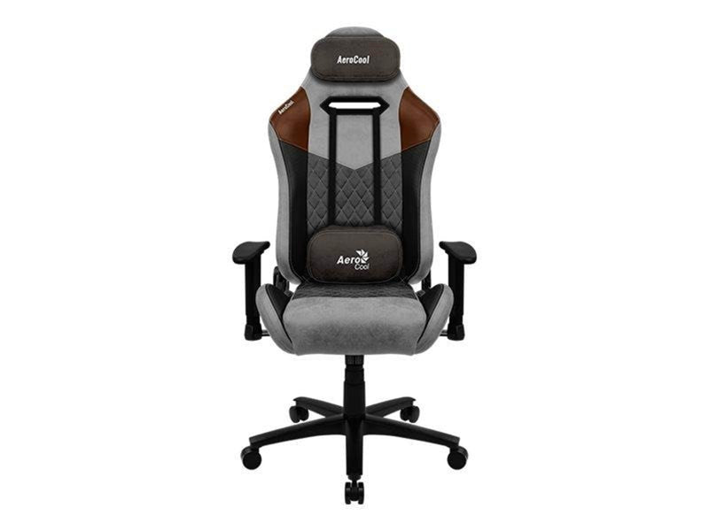 AeroCool FOTEL AEROCOOL AC-280 DUKE SZARY Büro Stuhl - AeroSuede