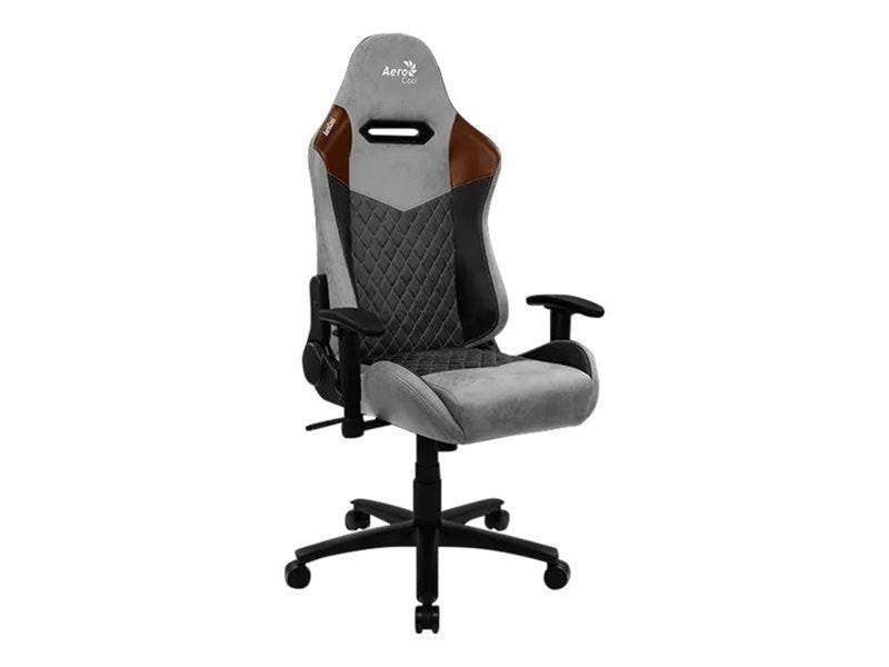 AeroCool FOTEL AEROCOOL AC-280 DUKE SZARY Büro Stuhl - AeroSuede